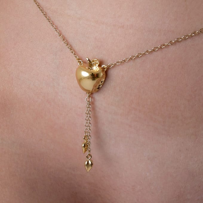 Sylvie Monthulé | Gouden Bodychain | Crunched Apple Maat M