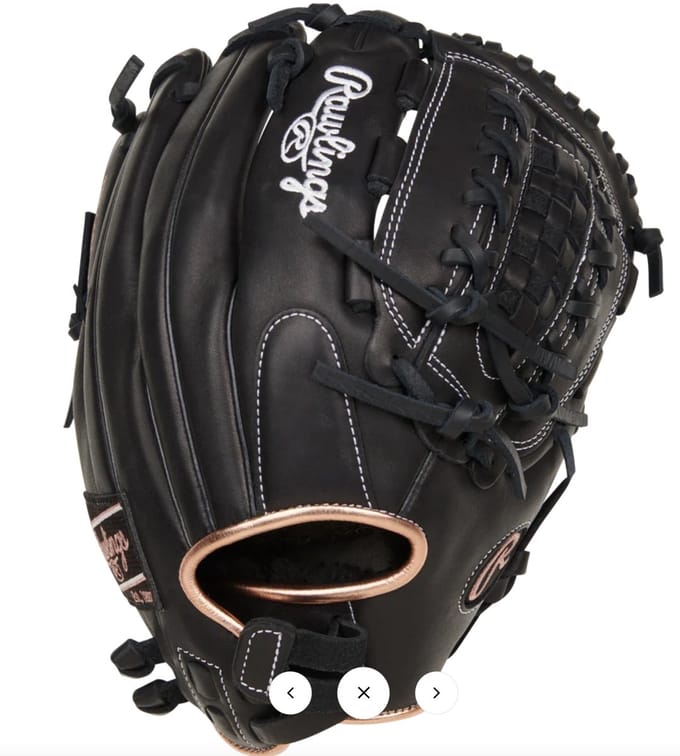 Rawlings - MLB - R9 - Softbalhandschoen - R9SB125-18B - Zwart - 12,5 inch