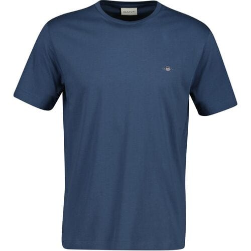 Gant T-Shirt Archive Shield Cotton Crew Neck Short Sleeve Naval Blue / male