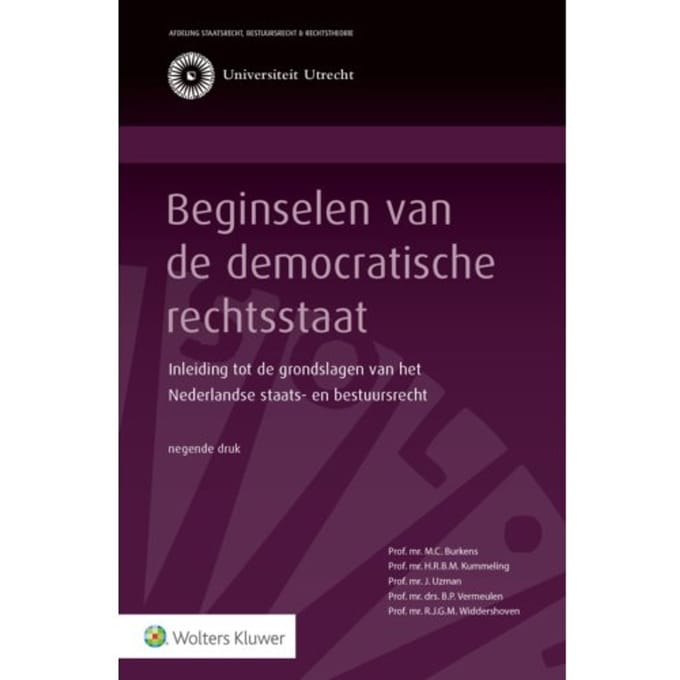 Beginselen Van De Democratische Rechtsstaat