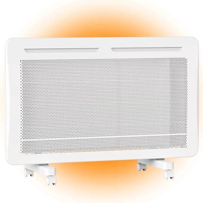 Draagbare Elektrische Wandverwarming 1500W met Thermostaat en LCD-Display