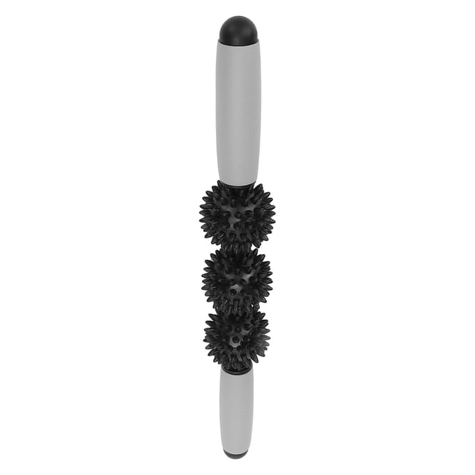 3 Ballen Spier Massage Roller Yoga Stok Lichaamsmassage Ontspanning Spier Roller StokZwart rozerode kleur