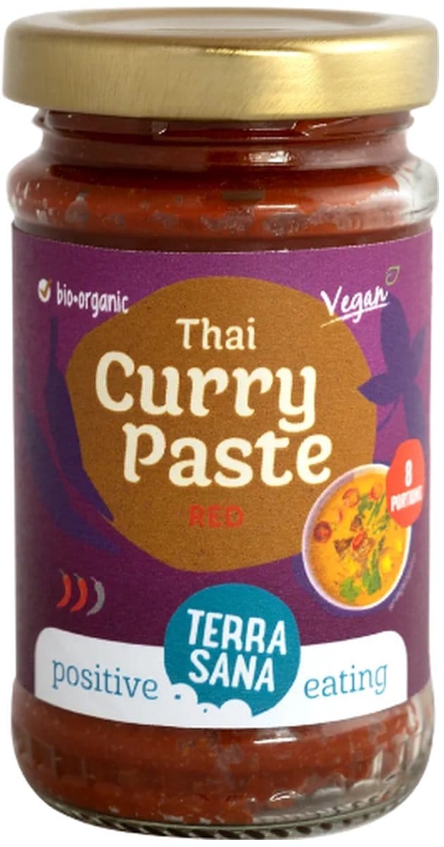 TerraSana Thaise rode currypasta bio (120g)