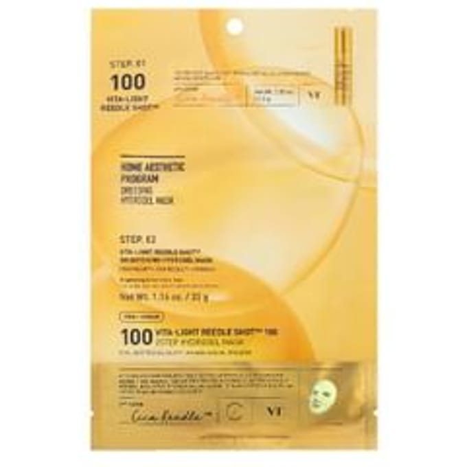 VT Vita-Light Reedle Shot 100 2-Staps Hydrogel Masker 34.5g 1box/4ea beige