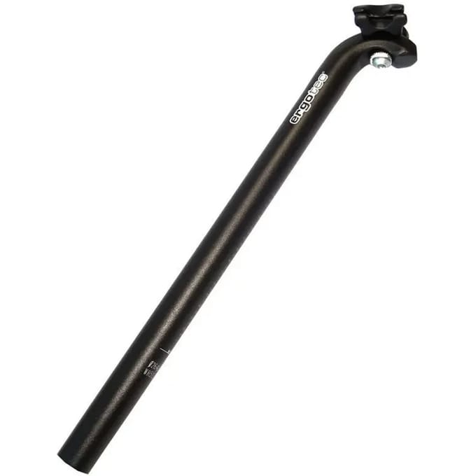 Ergotec Zadelpen Vast Hook 27.2 X 400 Mm Aluminium Zwart