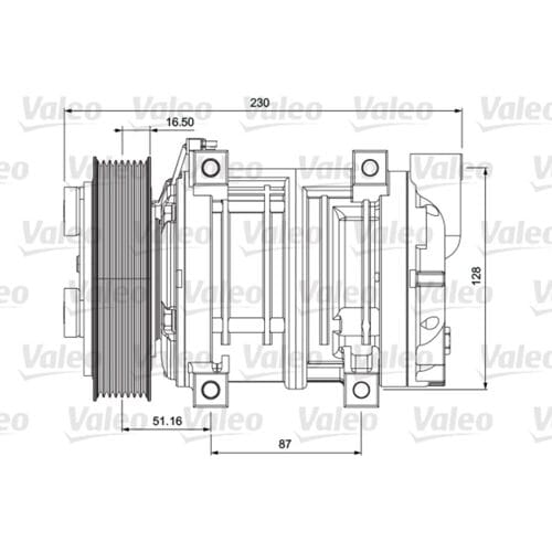 Airco-compressor VALEO 716658
