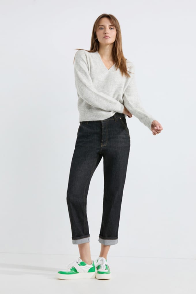 Josephine & Co Alice Sweater Light Grey Maat: L | Sweaters Outlet | Dames | Grijs