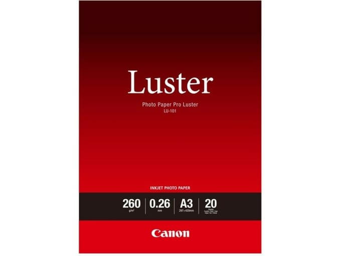 Canon Papier LU-101 / 6211B007 Pro Luster A3 - 20 sheets