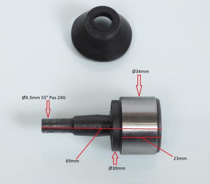 Rotule de triangle All Balls pour Quad Polaris 90 Predator 2003 à 2006 Neuf