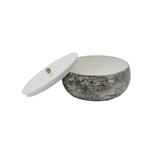 Present Time Keukenaccessoire Mosaic Marble - Wit - 16.5x16.5x7.5cm - Modern