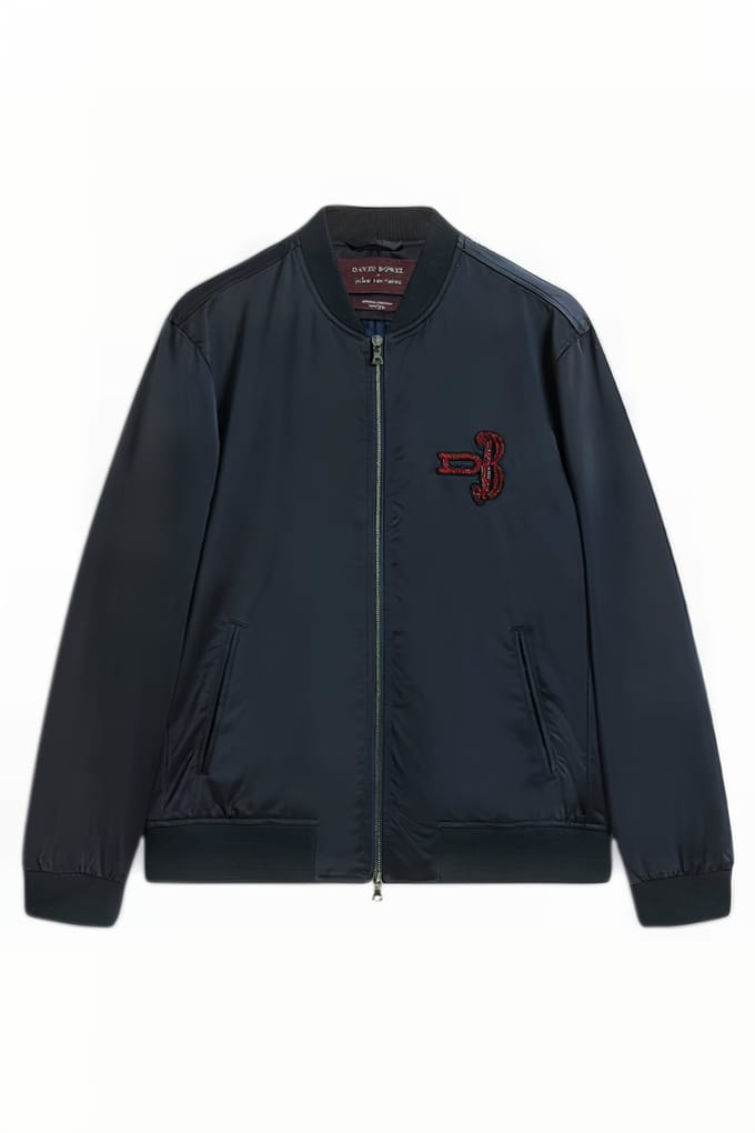 John Varvatos David Bowie Bomber Jacket Navy Taglia: 44 | Bomber Outlet | Uomo | Blu