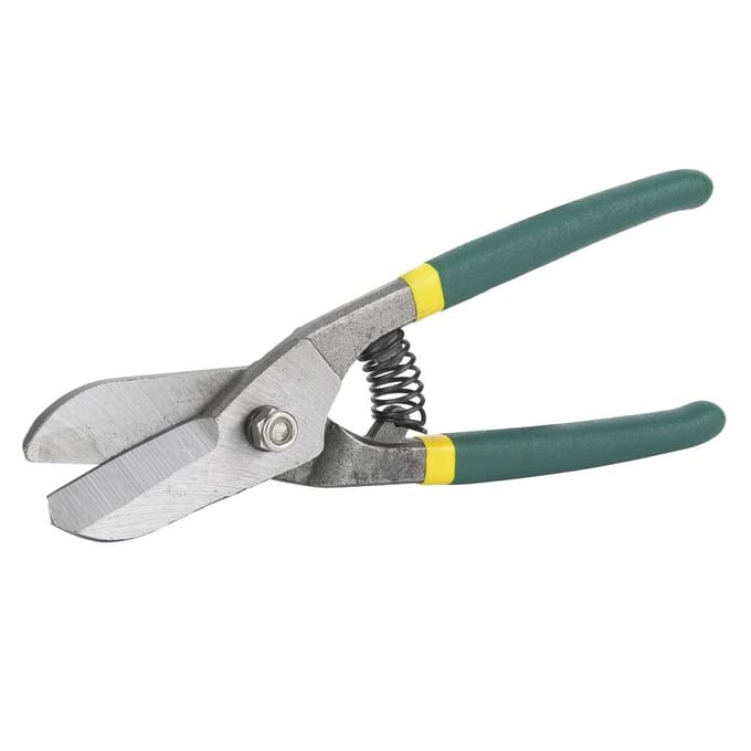Duits Type Handmatige Stalen Blikschaar Metaalschaar Plaatmetaal Knippen Schaar Snijder (8 inch) gray