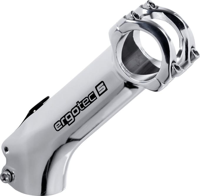 Ergotec High Charisma Ahead 28.6 Mm Fiets Stuurpen Zilver 90 mm / 45º