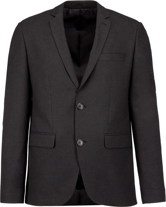 Kariban Heren blazer K6130 - Anthracite Heather - 54 NL (54 FR)