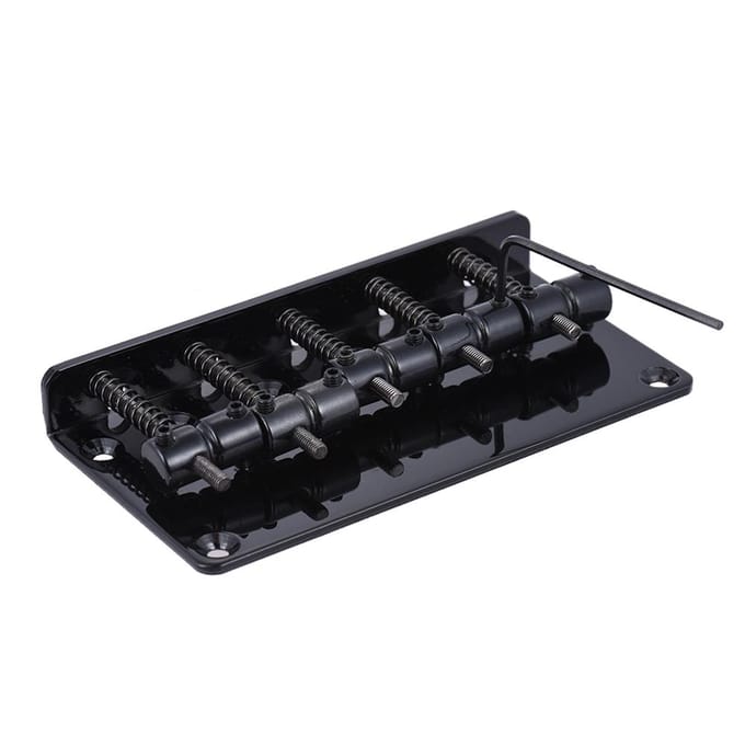 Jeu de 5 pontets pour basse électrique 5 cordes Pièce de rechange Noir black
