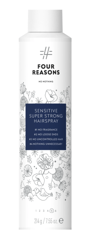 Four Reasons No Nothing Sensitive Super Strong Hairspray 300ml