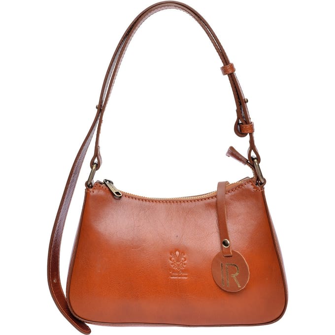 Isabella Rhea Brown Rundleer Tas