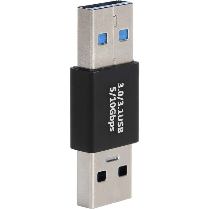 Adaptateur USB 3.0 TypeA Mâle vers Mâle OTG Haute Vitesse Supporte la Synchronisation de Données et la Charge Rapide