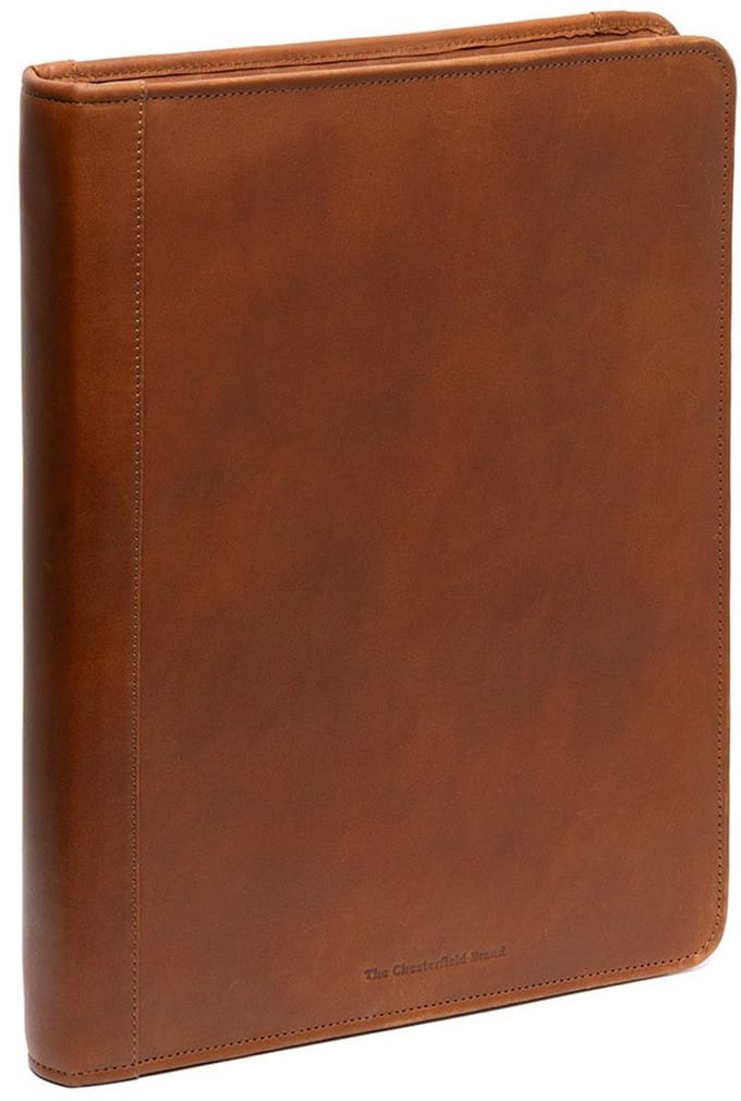 The Chesterfield Brand Aktetas Moreton Document Case Cognac Bruine