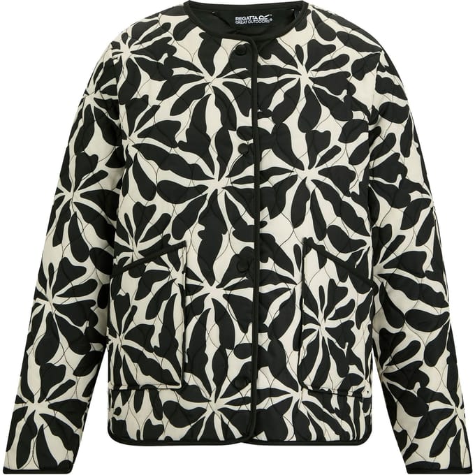 Regatta Dames/Dames Mira Abstract Gebloemd Gewatteerd Jasje (Beige)