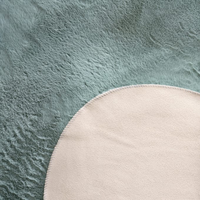 Vachtkleed Pelsa turquoise 100x200 cm pelsvorm