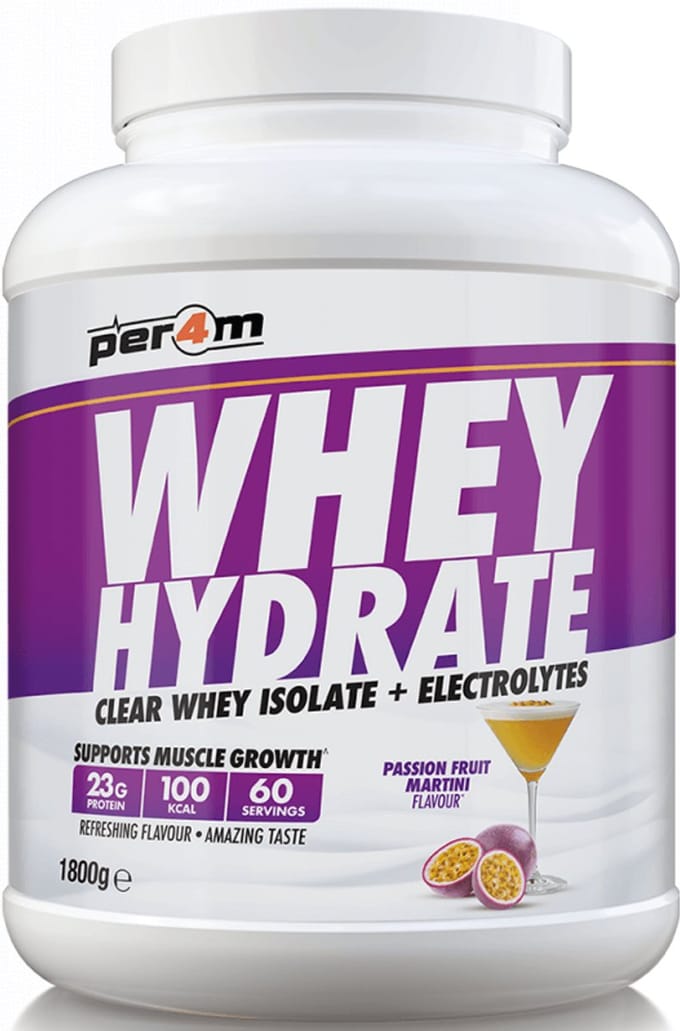 Per4m Whey Hydrate (1800g) Passionfruit Martini - Eiwitten - Helder eiwit