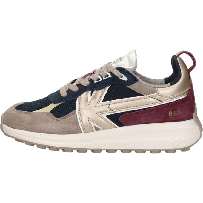 KAOTIKO Detroit Glam Sneakers Dames - Leren Sneaker - Blauw - Maat 38