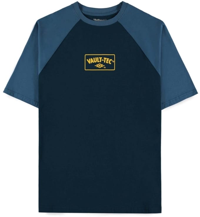 Fallout - Vault Boy Raglan Tshirt - 2XL - Donkerblauw