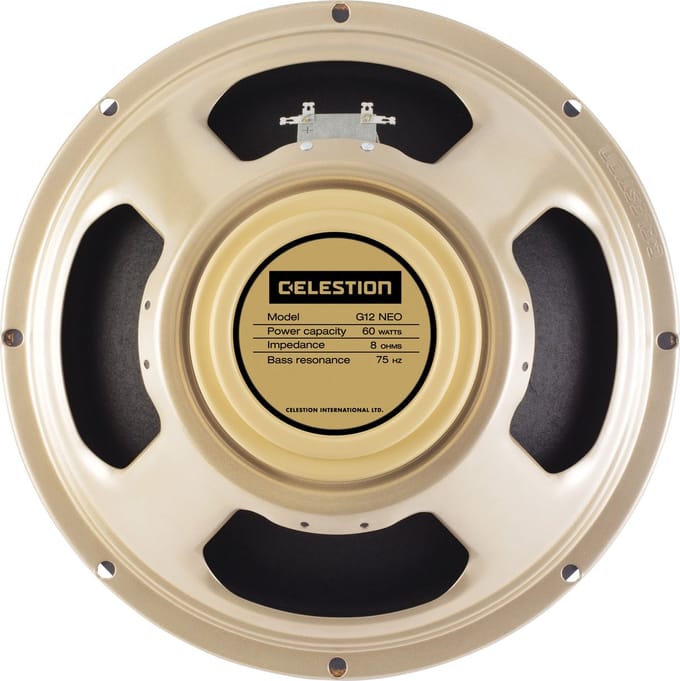 Celestion G12 Neo Creamback - Gitaarluidspreker - 31cm 12 inch - 60W 8 Ohm - Neodymium Magneet