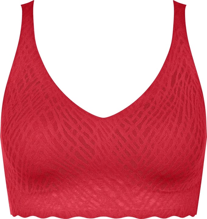 Sloggi ZERO Feel Bliss Festive Bralette Dames Beha - ROOD
