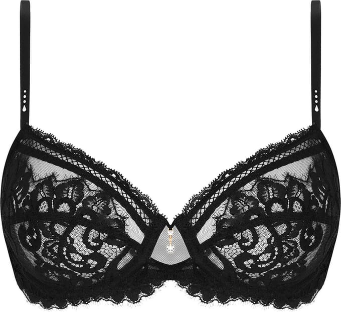 ACJ6035-desirs de venise-bh zonder vulling-zwart-85/100C