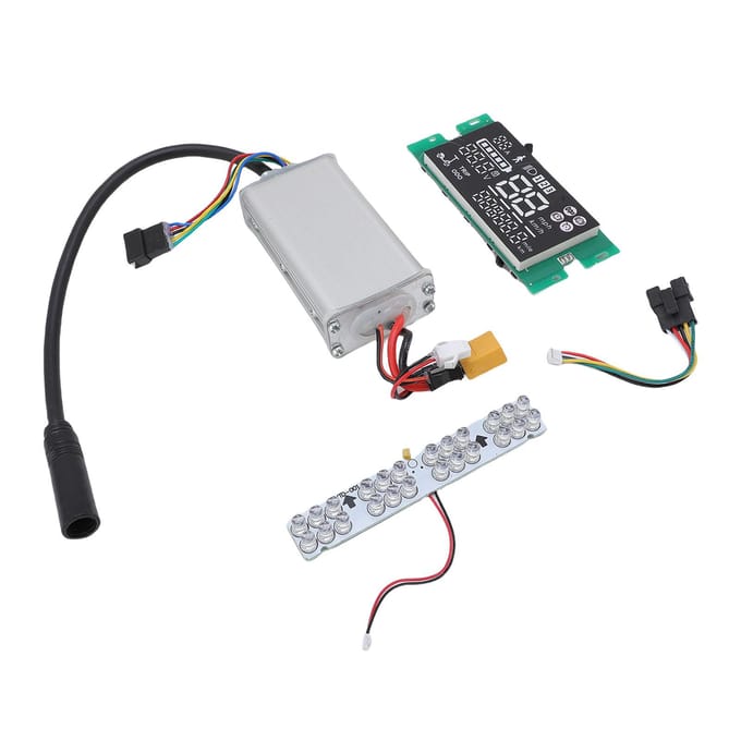 Elektrische Scooter Controller 8 Inch Aluminiumlegering Controller Controlebord Montagekit Vervanging white