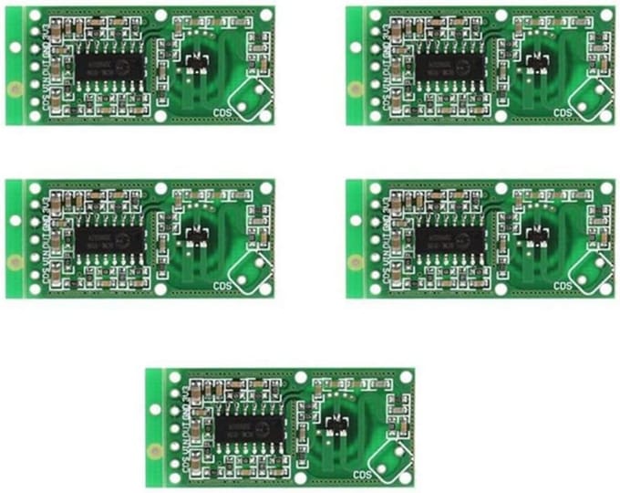 5 Stuks Magnetron Bewegingssensor Module - Menselijke Inductie Sensor voor Slimme Thuisprojecten