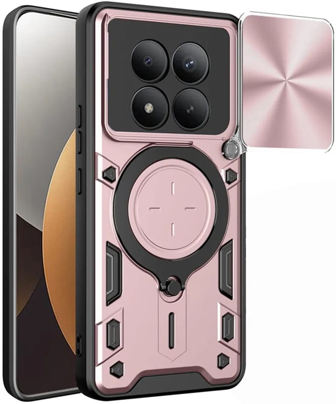 Hoesje geschikt voor Xiaomi Redmi Note 15 Pro Plus / Xiaomi Poco M8 Pro - Techsuit CamGuard Pro Back Cover - Roségoud