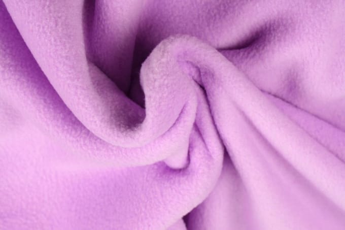 10 meter fleece stof - Lila - 100% polyester
