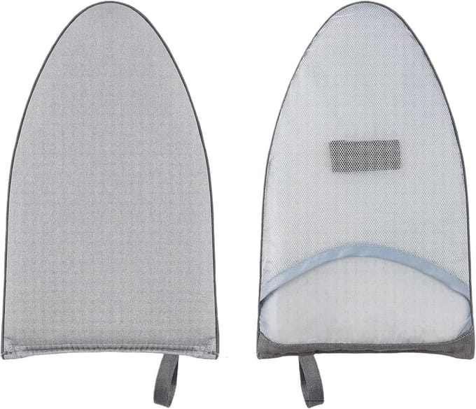 Stoomstrijkijzer handschoen - Hittebestendige handschoen - Kleding stomen - Geïntegreerde vingerlus - 400 g - Wit