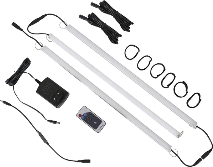 Bo-Camp - Tentverlichting - Slim Tube - 3 LED strip - Dimbaar - 22W