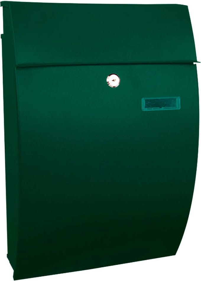 V-Part - Wandbrievenbus Geronan - Galvanized Steel Powder Coated - groen - Brievenbus