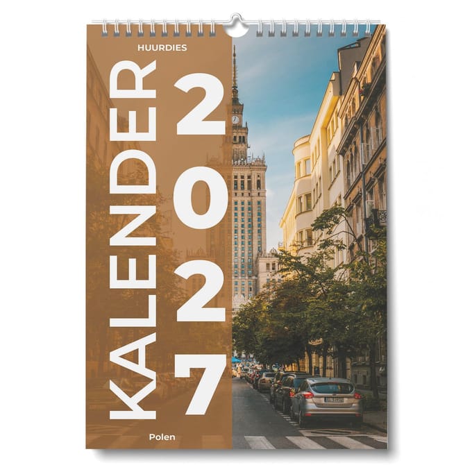 Huurdies Kalender 2027 - Polen - 35x24cm