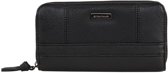 Tom Tailor - TTJUNA portemonnee met logobadge - Maat ONESIZE - schwarz / black
