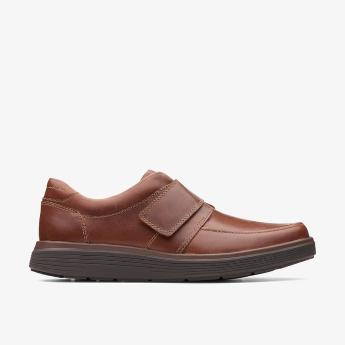 Un Abode Strap Dark Tan Lea Schoenen