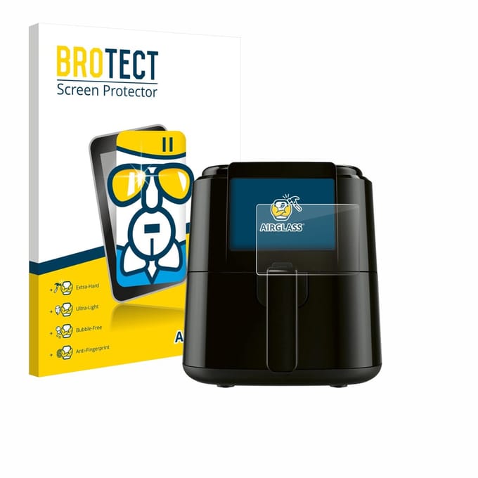 Screenprotector voor SilverCrest SHFD 1400 C1 Beschermglas transparant