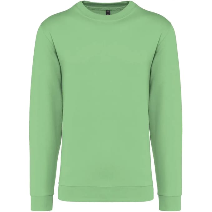 Sweater 'Crew Neck Sweatshirt' Kariban Collectie Basic+ 4XL - Apple Green