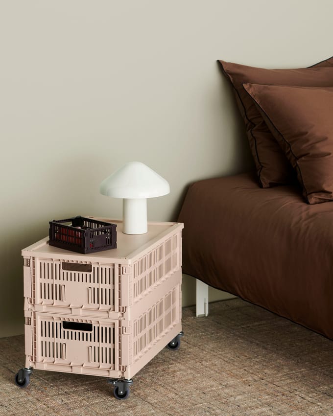 HAY Colour Crate Vouwkrat L recycled - powder