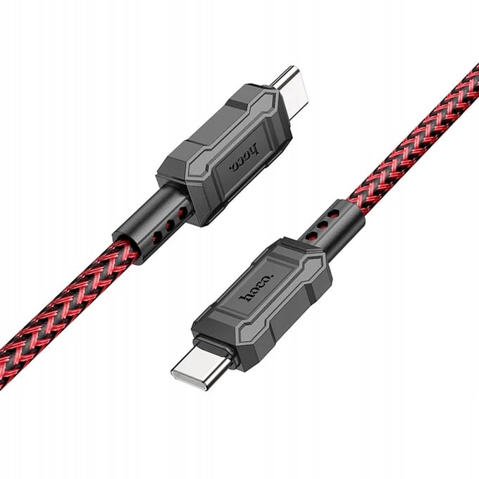 Hoco USB-C naar USB-C kabel 1m 60W Snel Opladen & Data