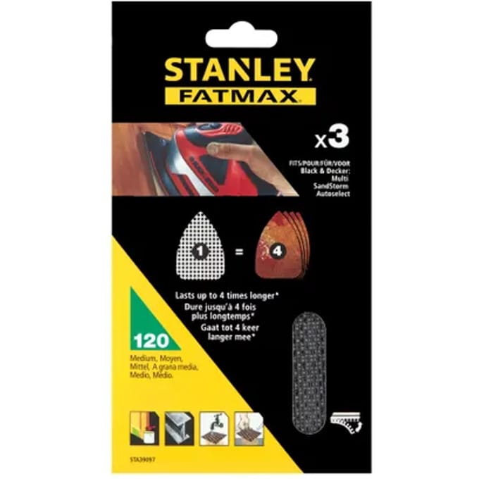 Stanley Fatmax Schuurgaas Sta39097-xj Quickfit K120 3 Stuks