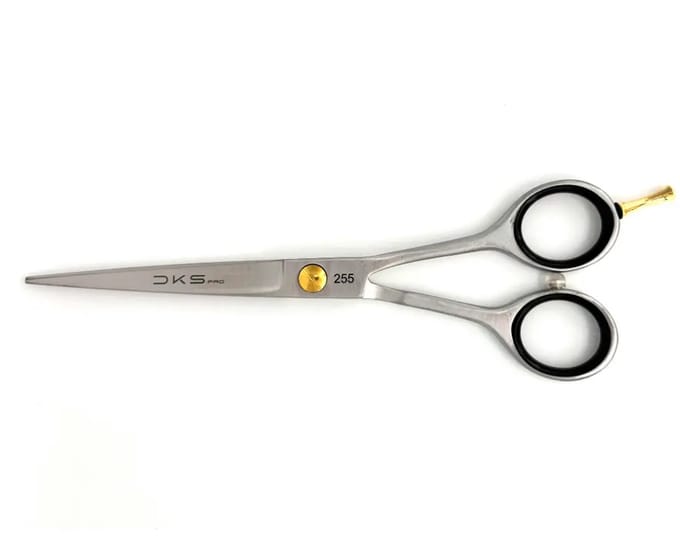 DKS Pro 255 Knipschaar 6.5 Inch – Professionele Kappersschaar – 420J2 RVS – Classic Greep – Rechtshandig – Satin Zilver
