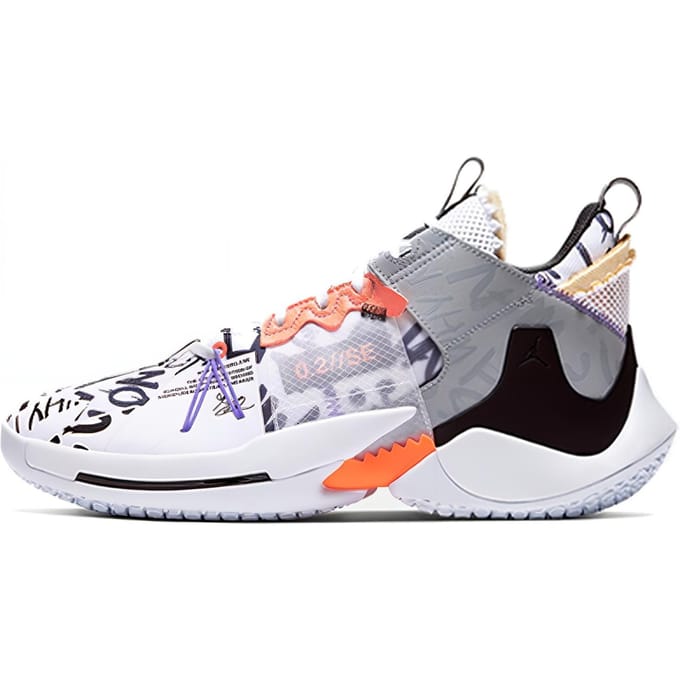 Air Jordan Why Not Zer0.2 SE PF 'Orange Pulse' 40 gray