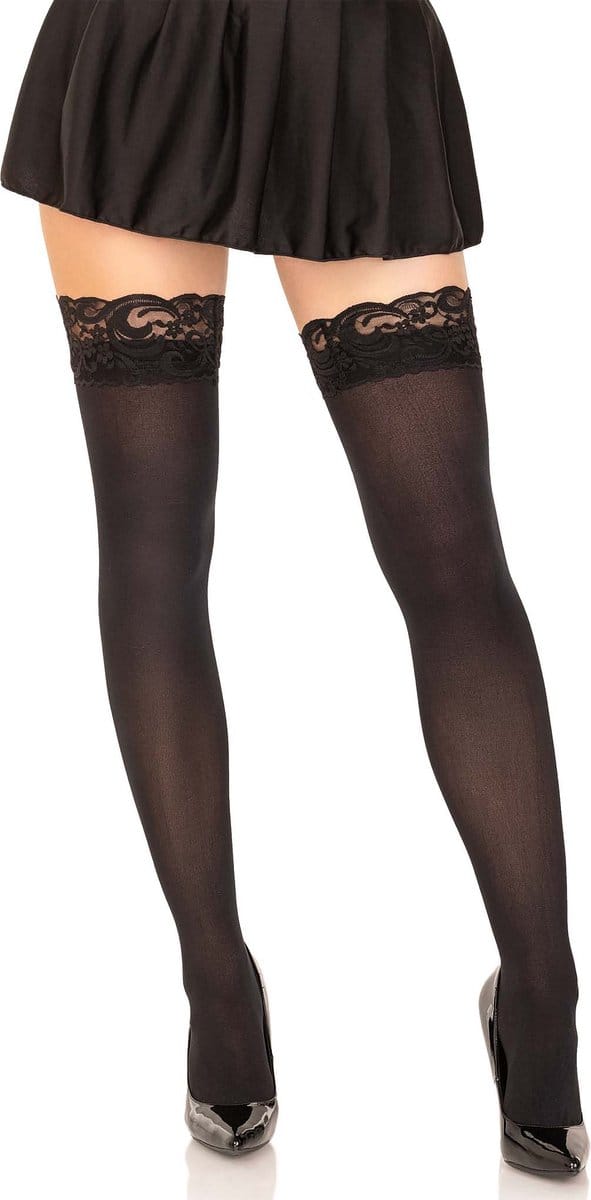 Thigh High with Lace Top