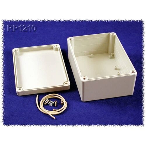 Hammond Electronics RP1210 Universele behuizing 145 x 105 x 60 Polycarbonaat Grijs 1 stuk(s)